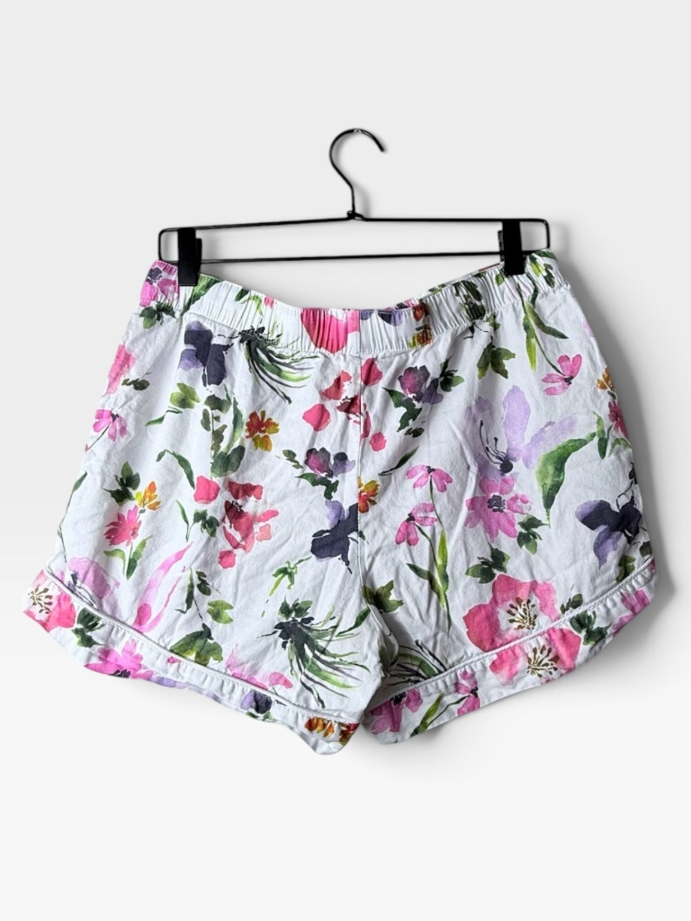 Petite Plume 2 Piece Garden Floral Shorts Pajama Set Women's Size Medium (Y) - Picture 5 of 9